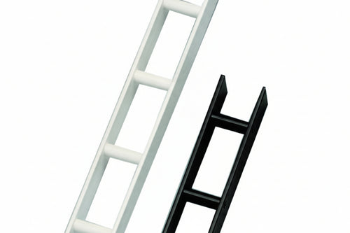 Cremagliera Portamensole- - Mm.2000X22 Nero - 2 Pezzi Frasan