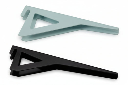 Mensole Reggipiano Per Cremagliera- - Mm.220 Nero Portata Kg.40 - 10 Pezzi Frasan