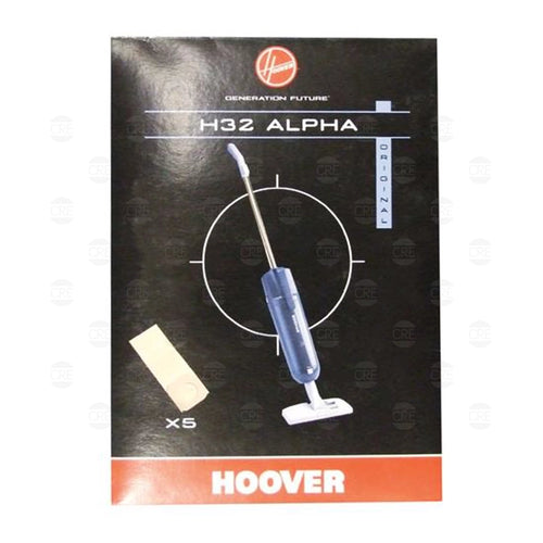H32 Sacchetti Carta x5 per Aspirapolvere Alpha