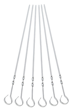 Spiedini Per Barbecue 35 Cm Inox Aisi430 6 Pz- I Giardini Del Re- 1,0 Confezione
