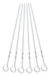 Spiedini Per Barbecue 35 Cm Inox Aisi430 6 Pz- I Giardini Del Re- 1,0 Confezione