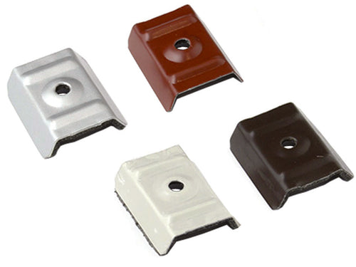 Cappellotto Coperture Gregate In Acciaio Zincato Greca Mm.15-19 Capp- - Mm.18/31X50X17 Acciaio Testa Di Moro Ral 8017 - 100 Pezzi Friulsider