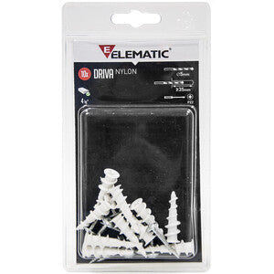 Elematic Blister Tassello Driva 5X30 Mm Vite 10+10 Pz*- Itw Construction Products Italy- 15,0 Confezione