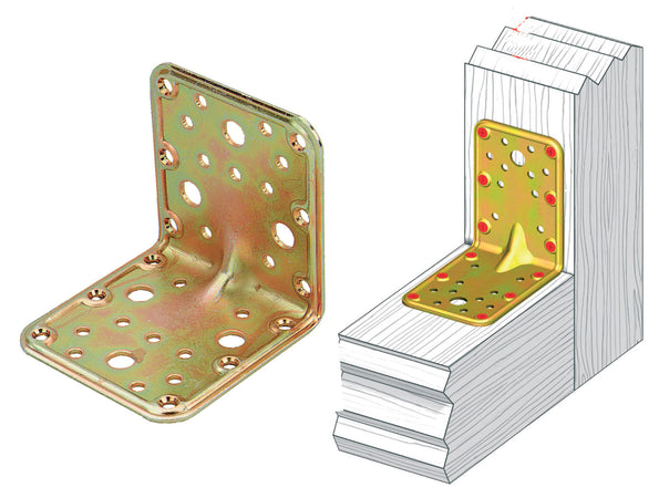 Piastra 775 Angolare Acciaio Tropic 90X90X90 Mm- Aldeghi Luigi Spa- 20,0 Pz