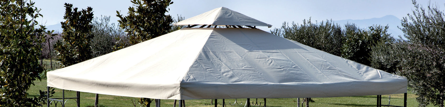 C Top Ricambio P/Gazebo 3133 Ecru- I Giardini Del Re- 1,0 Pz