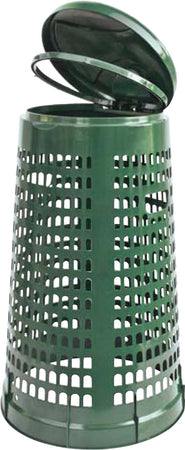 Pattumiera 110 L Trespolo D 38-51Xh85 Cm Verde- I.C.S.- 1,0 Pz