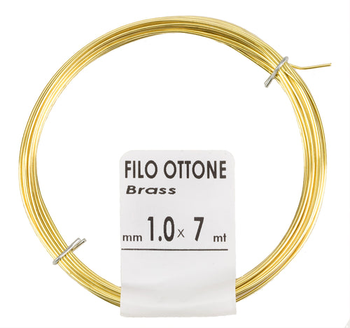 Matassina Filo Ottone D 1,0 Mm 7 M- Filotecnica- 20,0 Pz
