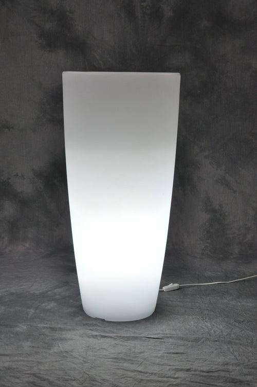 Vaso Home Light Tondo D 33X70 Cm Ghiaccio Bianco- 1,0 Pz
