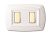 Tondo Placca Magic Plast 2P Bianco- Elettrocanali- 10,0 Pz
