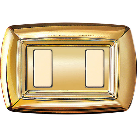 Tondo Placca Magic Plast 2P Oro- Elettrocanali- 10,0 Pz