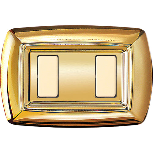 Tondo Placca Magic Plast 2P Oro- Elettrocanali- 10,0 Pz