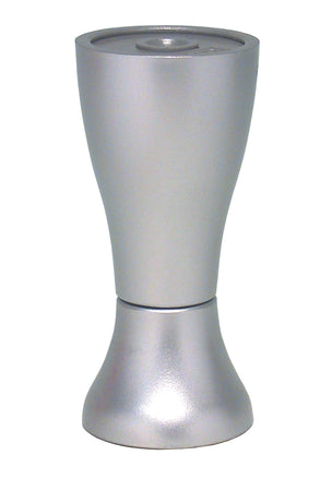 Piedino Regolabile Abs 90 Mm P0224 Alluminio- Gs Plast- 12,0 Pz