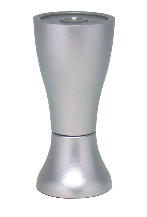 Piedino Regolabile Abs 90 Mm P0224 Alluminio- Gs Plast- 12,0 Pz