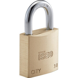 City By Iseo Lucchetto Ott Rettangolare 30 Mm- Iseo Serrature- 10,0 Pz