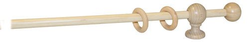 Bastone Legno A Strappo D 23 Natur. 240Cm C/Supp.- 1,0 Pz