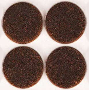 Feltrino Adesivo Sedia Marrone D 32 Mm Cf 4 Pz*- 50,0 Confezione