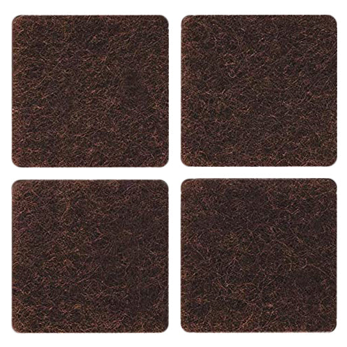 Feltrino Adesivo Sedia Marrone 25X 35 Mm Cf 6 Pz*- 50,0 Confezione