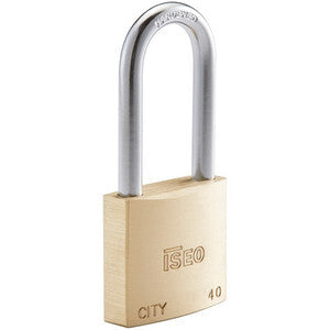 City By Iseo Lucchetto Ott Rett Arco Lungo 40 Mm- Iseo Serrature- 10,0 Pz