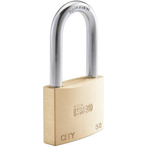 City By Iseo Lucchetto Ott Rett Arco Lungo 50 Mm- Iseo Serrature- 10,0 Pz