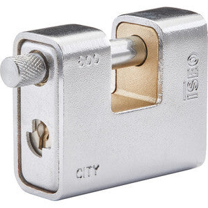 City By Iseo Lucchetto Ott Corazz Carbon 62 Mm- Iseo Serrature- 1,0 Pz