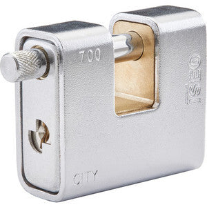 City By Iseo Lucchetto Ott Corazz Carbon 70 Mm- Iseo Serrature- 1,0 Pz