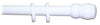 Bastone Legno A Tiro D 35 Bianco 180Cm S/Supp.- 1,0 Pz