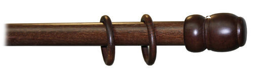 Bastone Legno A Tiro D 35 Noce Sc 240Cm S/Supp.- 1,0 Pz