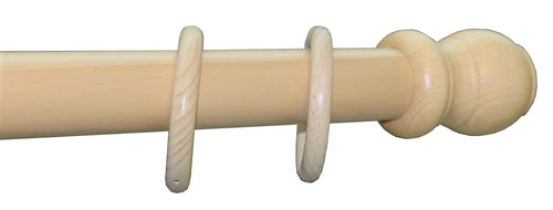 Bastone Legno A Strappo D 35 Natur 180Cm S/Supp.- 1,0 Pz