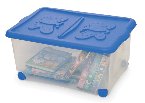 Contenitore Rolling C/Coperchio Ali 60X40H28 Cm- 8,0 Pz