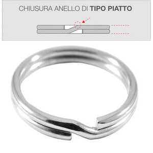 Silca Anello Portachiavi 30 Mm**- Diesse- 100,0 Pz