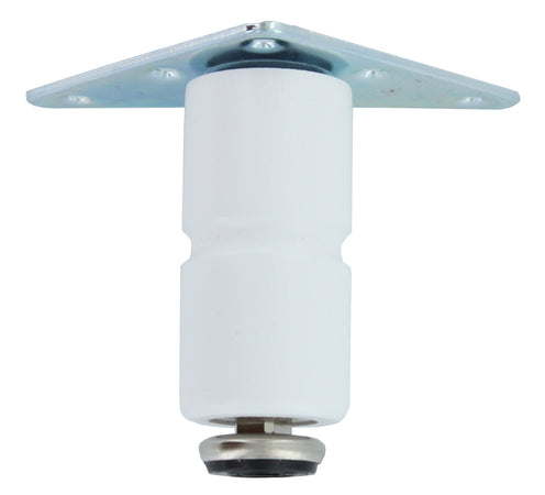 Piedino Legno Piastra Mobile 200 Mm Bianco*- 8,0 Pz