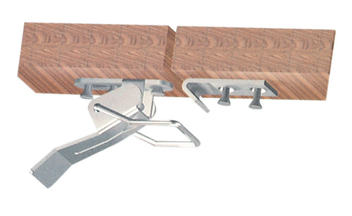 Chiusura Per Tavolo A Leva Ferro Zinc 77 Mm**- 25,0 Pz