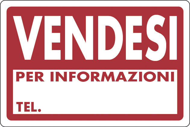 Targa Segnaletica Vendesi- 10,0 Pz