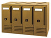 Cassetta Postale Alubox Cubo C4 42X17,5X30 Bronzo- Alubox- 1,0 Pz