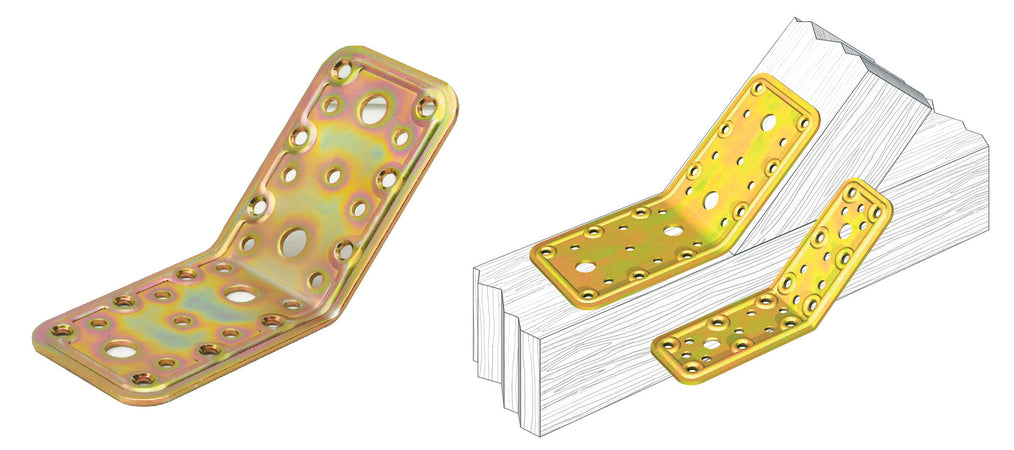 Piastra 760 Angolare Acc Trop 135 Gr 65X90X90 Mm- 25,0 Pz