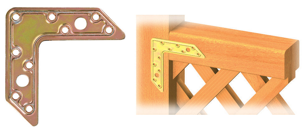 Piastra 752 A L Acciaio Tropic 120X 83X30 Mm- Aldeghi Luigi Spa- 10,0 Pz