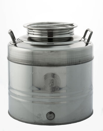 Contenitore Acciaio Inox Per Olio 30 L Aggraffato- Belvivere- 1,0 Pz