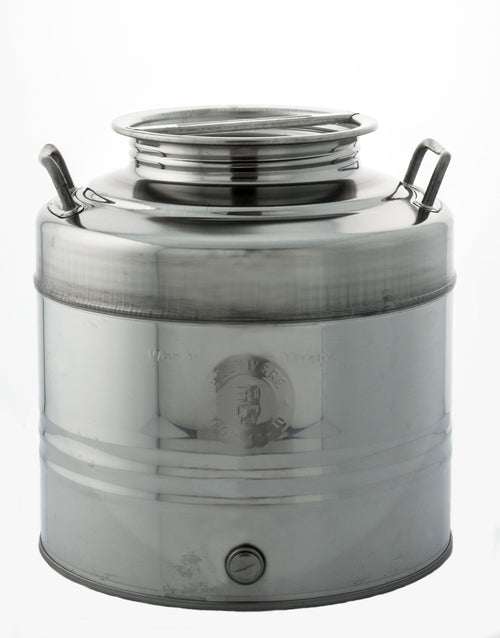 Contenitore Acciaio Inox Per Olio 30 L Aggraffato- Belvivere- 1,0 Pz