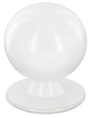 Pomolo Ottone 2172 2521 D 25 Mm Tornito Bianco- Cafim- 30,0 Pz