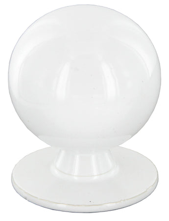 Pomolo Ottone 2172 2521 D 25 Mm Tornito Bianco- Cafim- 30,0 Pz
