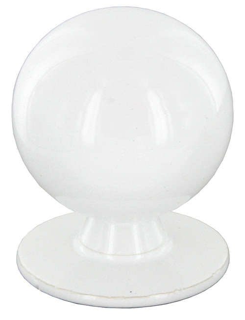 Pomolo Ottone 2172 2521 D 25 Mm Tornito Bianco- Cafim- 30,0 Pz