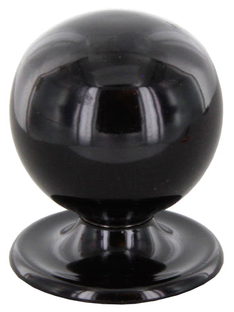 Pomolo Ottone 2172 2523 D 25 Mm Tornito Nero- Cafim- 25,0 Pz