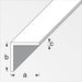 Profilo Bianco H.200 Cm Angolare 30X30X1 Mm- 5,0 Pz