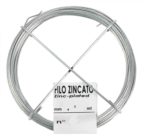 Matassina Filo Zincato N.16 D 2,7 Mm 20 M- Filotecnica- 10,0 Pz
