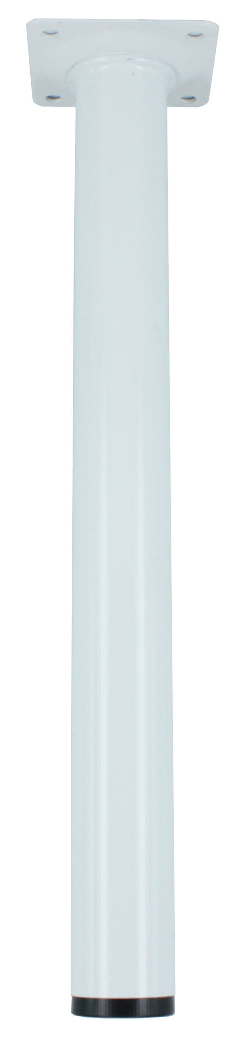 Piede Per Tavolo Acciaio D. 30 X H 800 Mm Bianco- 4,0 Pz