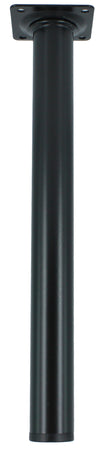 Piedino Acciaio D. 30 X H 150 Mm Nero- 4,0 Pz