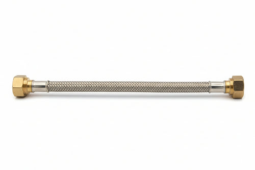 Flessibile Inox Prolungato M 1/2 F 3/8 40 Cm Dn10- Amaflex- 10,0 Pz
