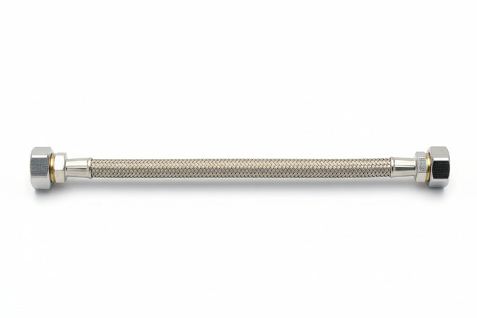 Flessibile Inox Prolungato M 1/2 F 3/8 50 Cm Dn10- Amaflex- 10,0 Pz