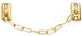 Ritieni A Catena Pesante Ottone Bronzato- 50,0 Pz