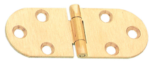 Cerniera A Biscotto S/Fermo Ottone Sat 80X30 Mm**- Mariva- 24,0 Pz